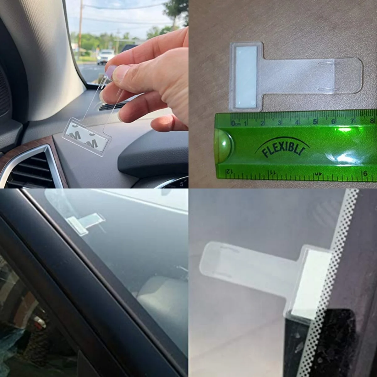 Зажим для парковочного билета из углеродного волокна для Audi A4 B6 B8 A5 A6 BMW E46 E36 E39 E60 E90