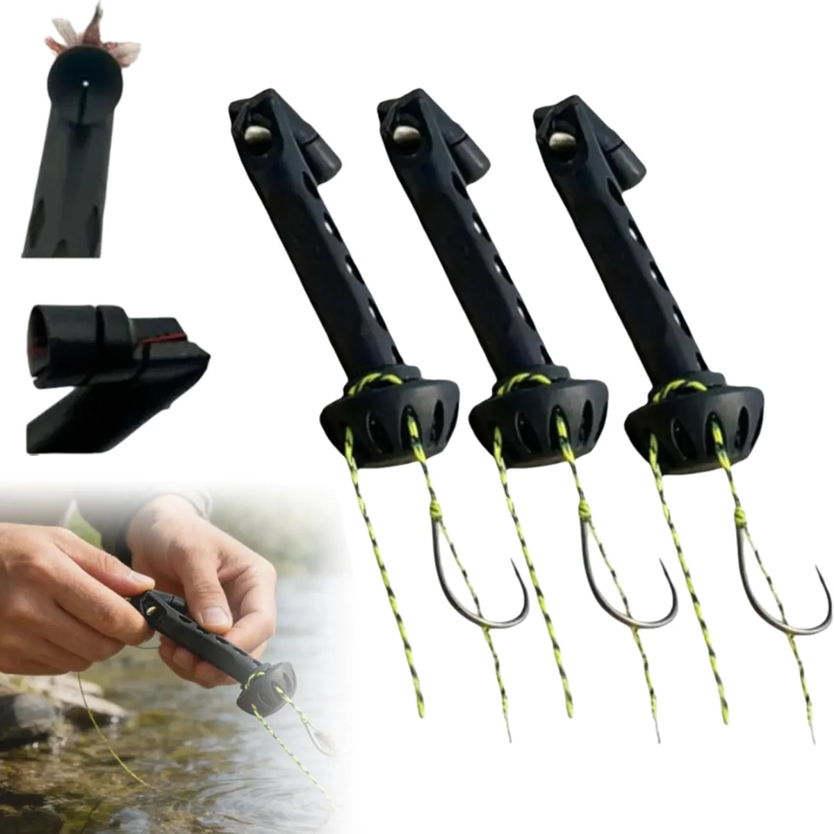 1-20PCS Portable Magnetic Fly Threader Multifunctional Lightweight Fly ...