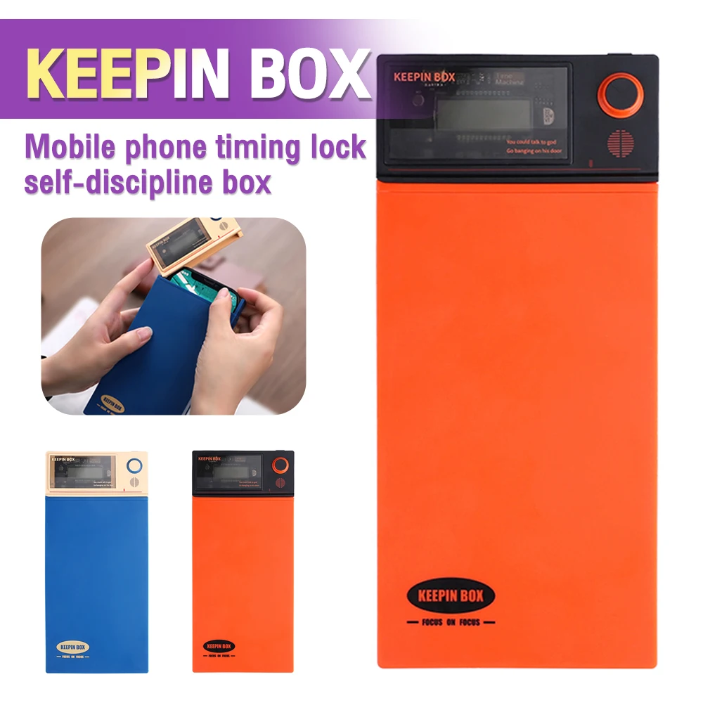 Timer Locking Box Smartphone Lockbox Tragbare Handy Lock-Box Timer Selbst-Disziplin Studenten Timing Lock Handy Fall