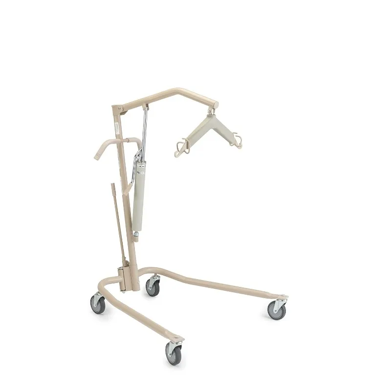 Lightweight Hydraulic Patient Lift, White, 450 lb. Weight Capacity, 9805P, Beige