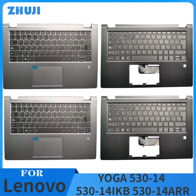 

New Spanish Keyboard For Lenovo YOGA 530-14 530-14IKB 530-14ARR SP With Palmrest Upper Cover Case