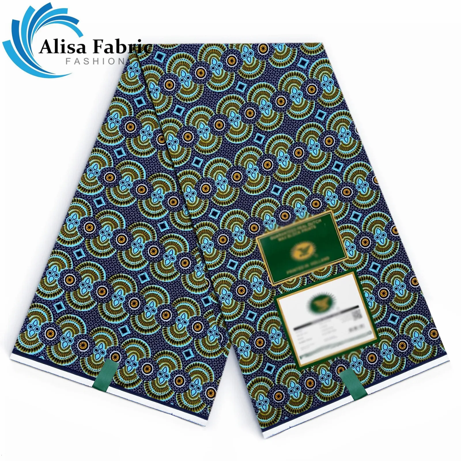 

100% Cotton Ankara Block Prints Batik Fabric Veritable Wax African Wax Fabric Nigerian Dutch Hollandais Pagne For Sewing