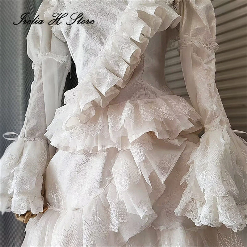 Irelia H Anime Rozen Maiden Figur Weiß lolita weibliche Kleid Cosplay Kostüm Halloween Kostüm Party Kleid benutzerdefinierte größe gemacht