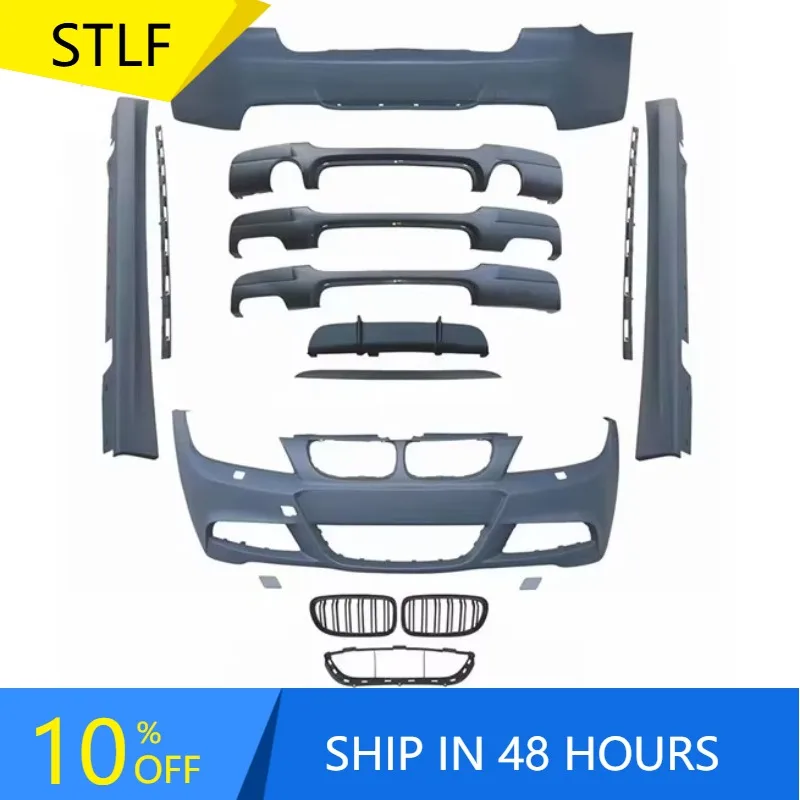 

Zuimi High-end Bumper For 3 Series E90 Modified M-Tech Large Surround PP Front And Rear Bumper Side Skirt Assembly Kit