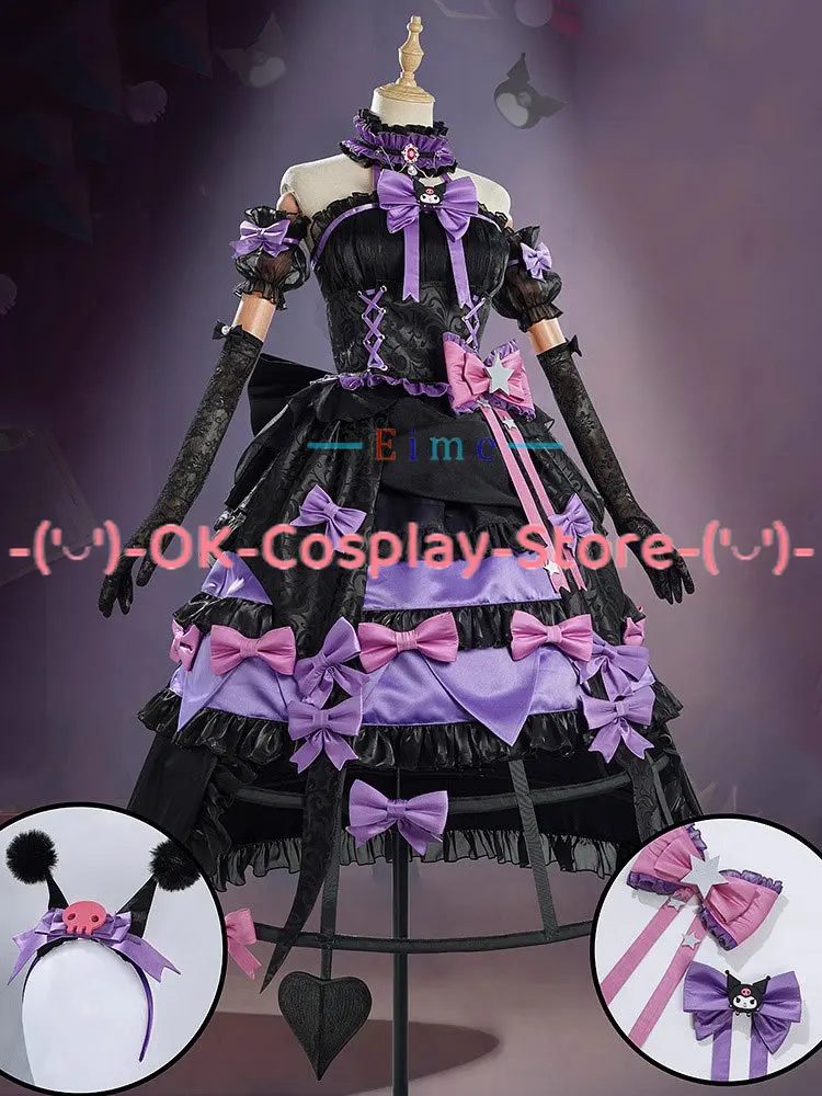 Disfraz de Cosplay de Game Identity V Bloody Queen Mary para mujer, bonito vestido negro, traje de fiesta, uniforme de Halloween, ropa de Anime hecha a medida