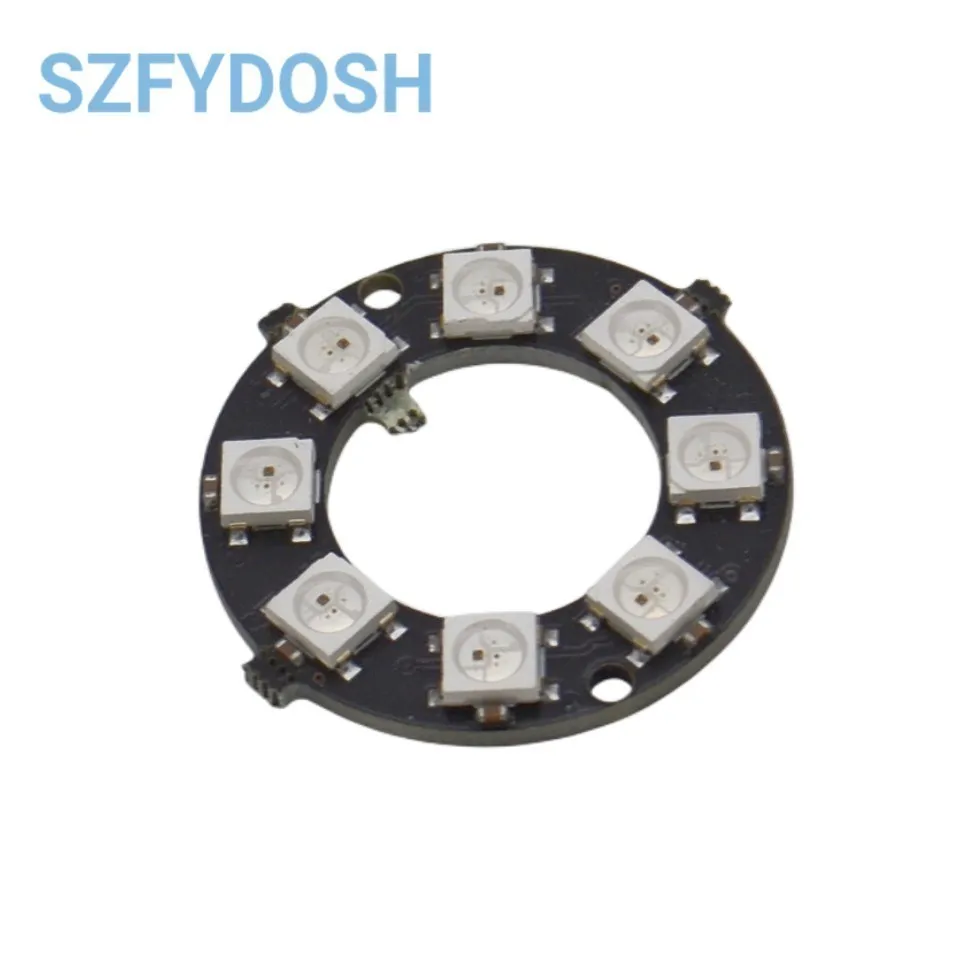 WS2812 RGB LED Ring 1Bit 8Bit 12Bit 16Bit  24Bit WS2812 5050 RGB LED + Integrated Drivers for arduino stm esp32 raspberry 