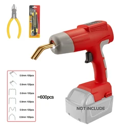 MWQ-PO05 Plastics Welding Nail Gun 3S Fast Heating for Milwaukee with 600pcs Welding Nail Led Light Power Tool
