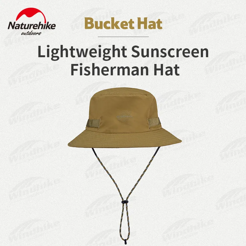 

Naturehike Fisherman Cap For Men Women Ultralight Outdoor UPF50+ Sunproof Fishing Summer Bucket Hat Hiking 88g Camping Sunhat