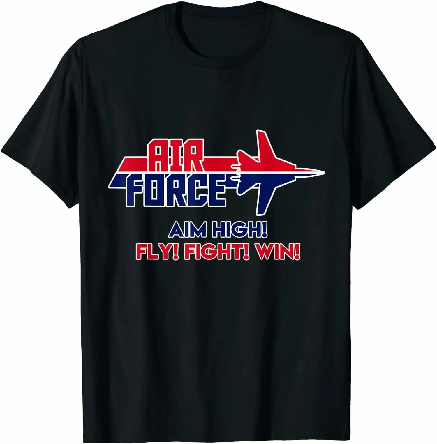Air Force Shirt For Men - Air Force Aim High! Fly-Fight-Win T-Shirt Premium Cotton Short Sleeve O-Neck Mens T Shirt New S-3XL