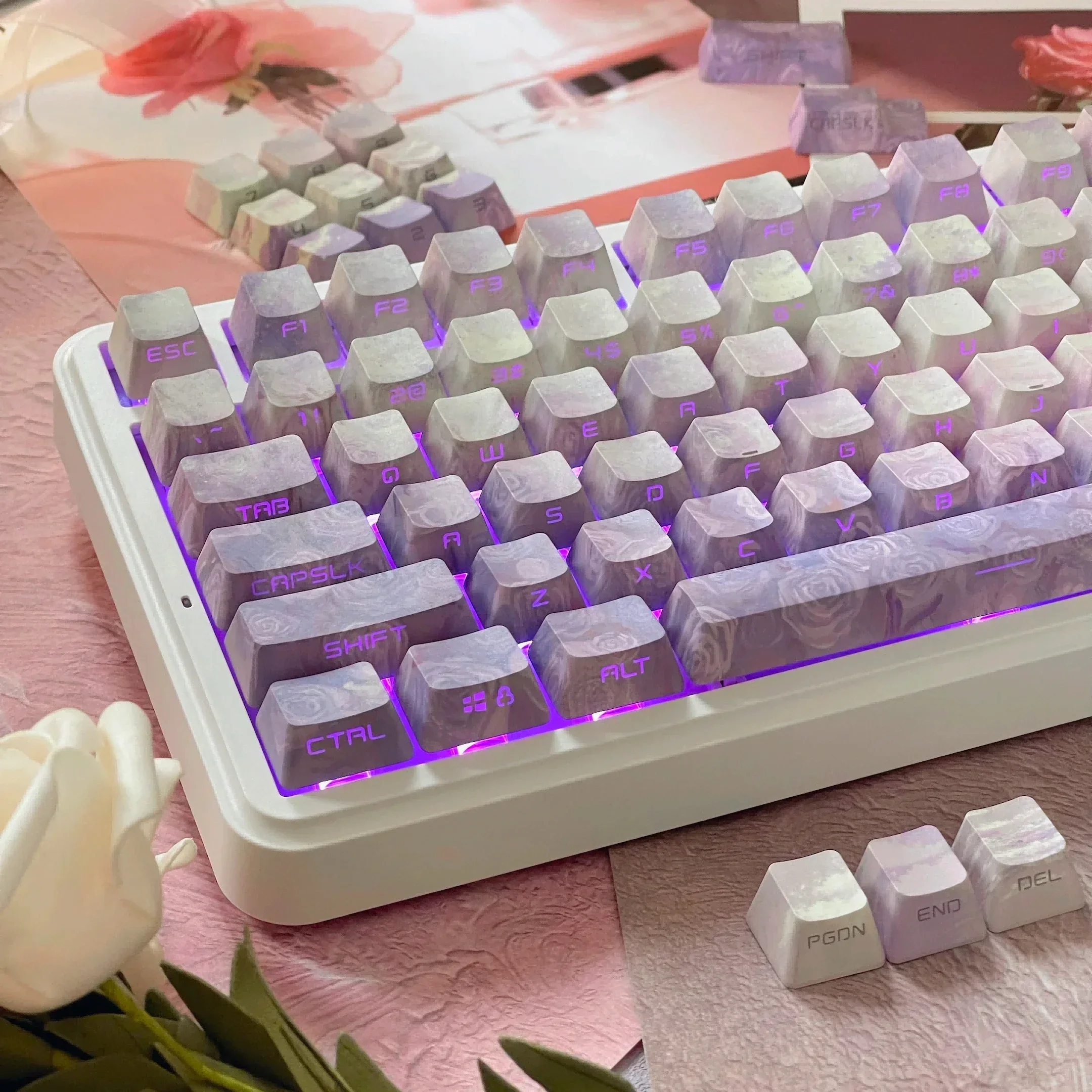 Rose Coast OEM Height 133 Keys Side Sublimation Keycaps