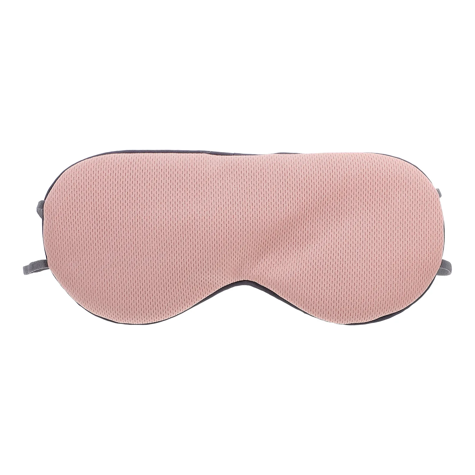 1Pcs Blackout Sleeping Eye Mask Ice Silk Double-Sided Breathable Ear Loop Blindfold for Travel Relaxation Relieve Eye Fatigue