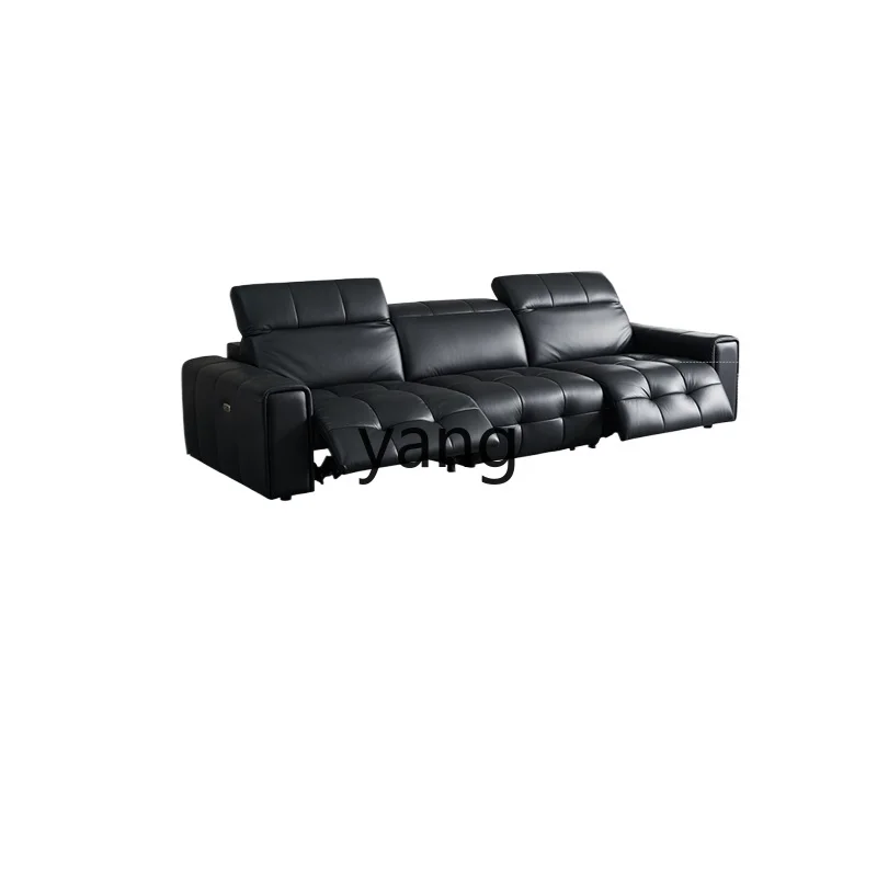 LTT Minimalist Wall Multifunctional Leather Sofa Living Room Home