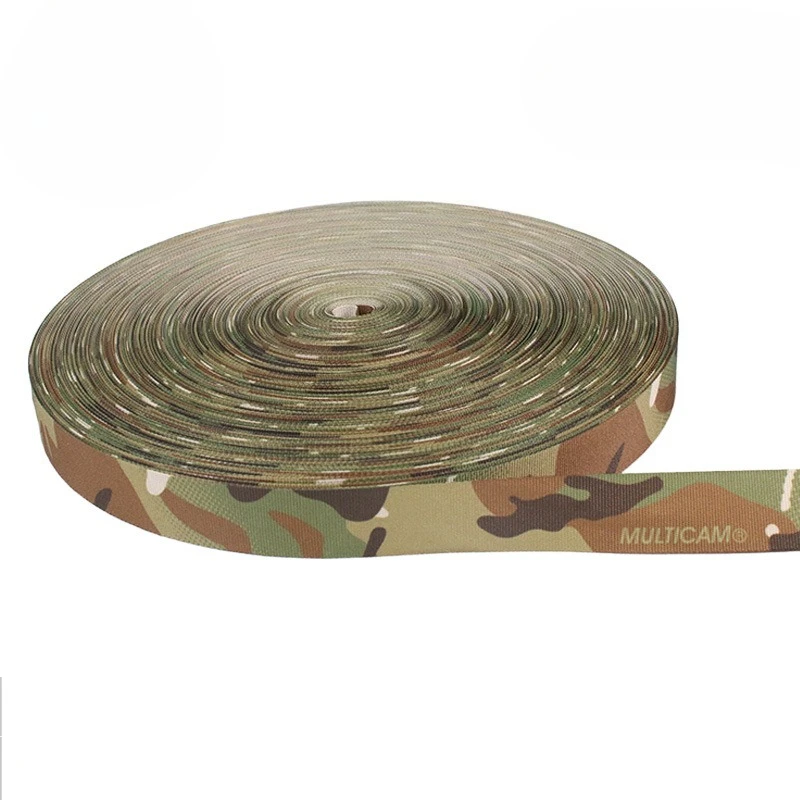 Binding Tape CP All Terrain MC Camo Polyester 20mm 22mm 25mm Webbing Strap for Tactical Backpack Bags Outdoor Use by the meter view 5