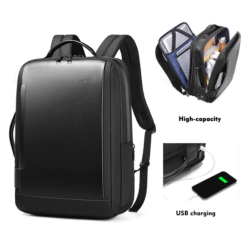 High quality custom logo travel business usb charging mochila 15.6 inch laptop bag pack men notebook backpack