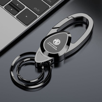 Metal Car Logo Keychain Keyring For Morris Garages Motors MG ZS GS MG5 6 mg3 Gundam 350 Parts TF hector HS Styling Accessories