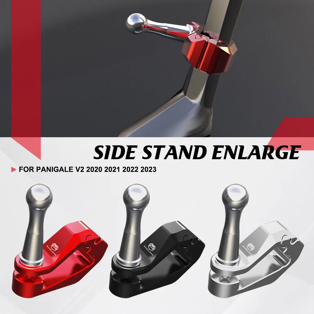 For Ducati Panigale V2 2020 2021 2022 2023 Kickstand Side Stand Extension Foot Pedal Assistant Tool Support PANIGALE v2