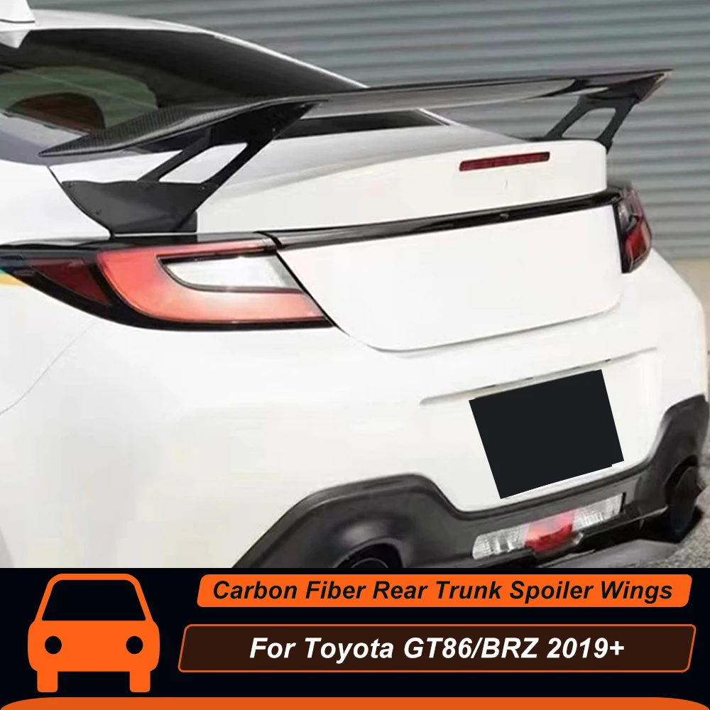 

Carbon Fiber Rear Trunk Lid Car Spoiler Wings For Toyota GT86 Subaru BRZ 2020 21 22 23 Racing Sport Bodykit Accessories Parts