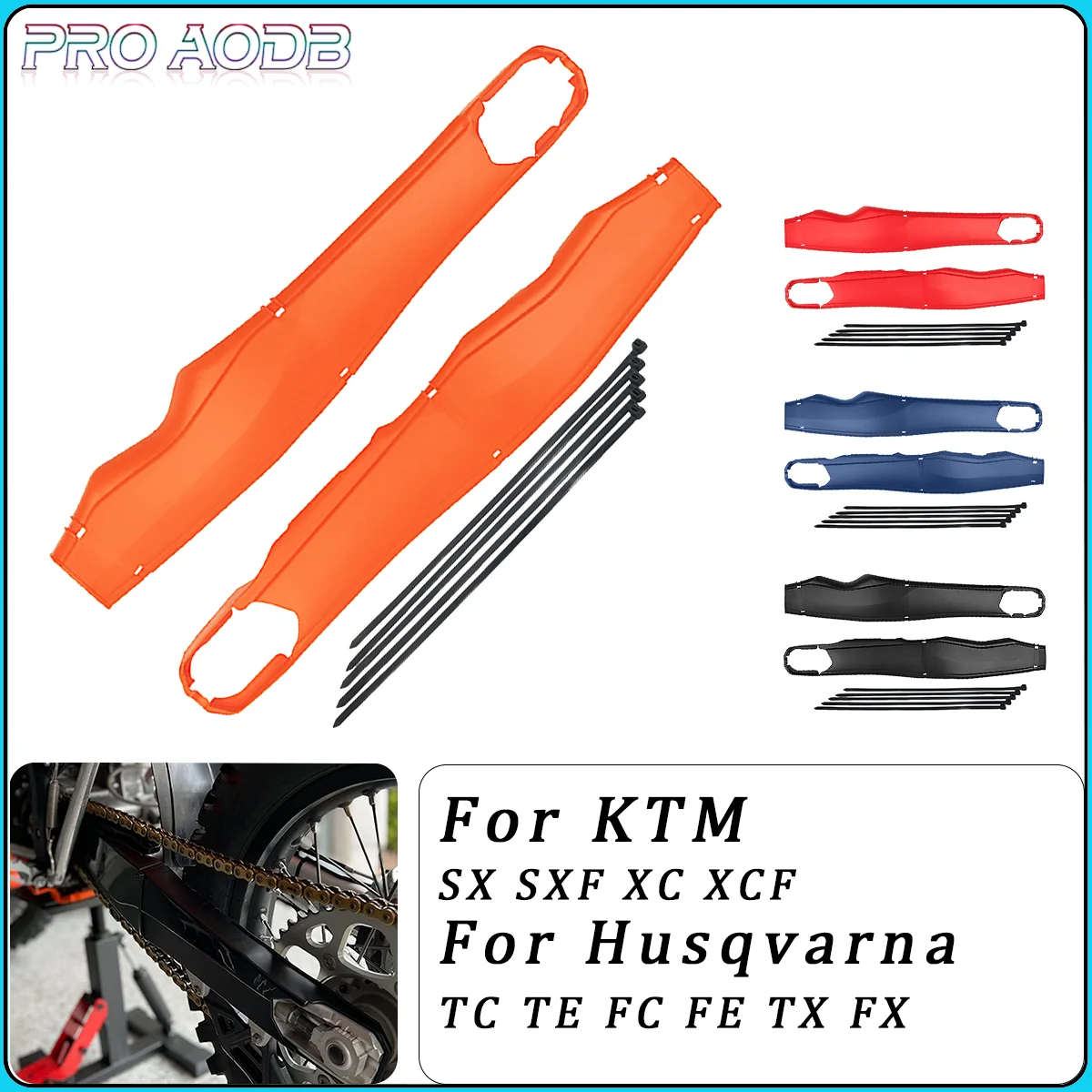 

2024 Motorcycle Accessories Swingarm Swing Arm Protector For KTM Husqvarna SX SXF XCF XC FC FE TC TE TX FX125-501 Dirt Bike