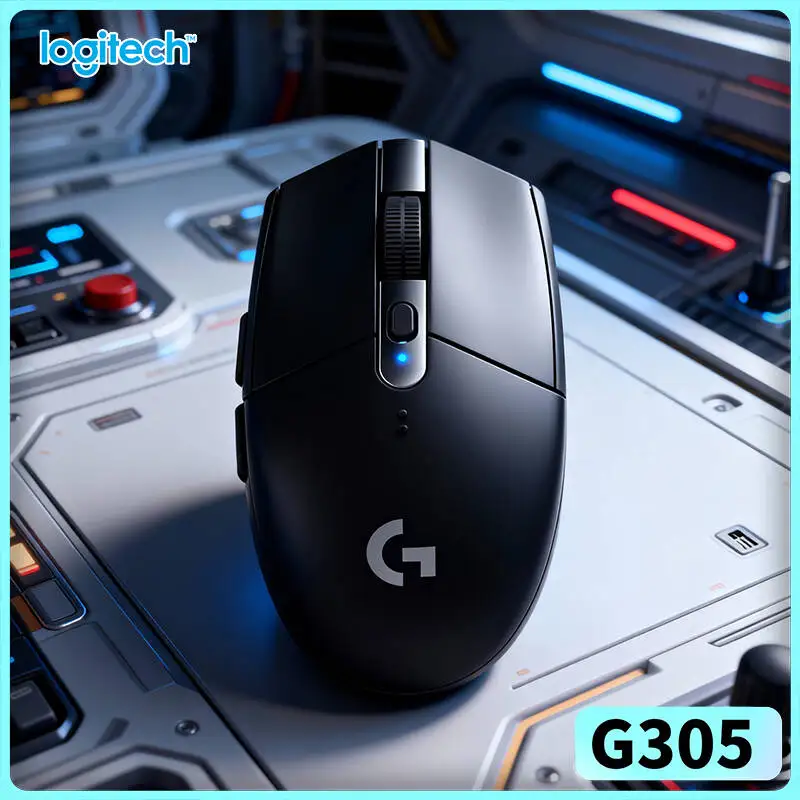 

Logitech G305 Wireless LIGHTSPEED Mouse, 12000 DPI HERO, 6 Programmable Keys, 250h Battery, 99g Lightweight, PC Mac