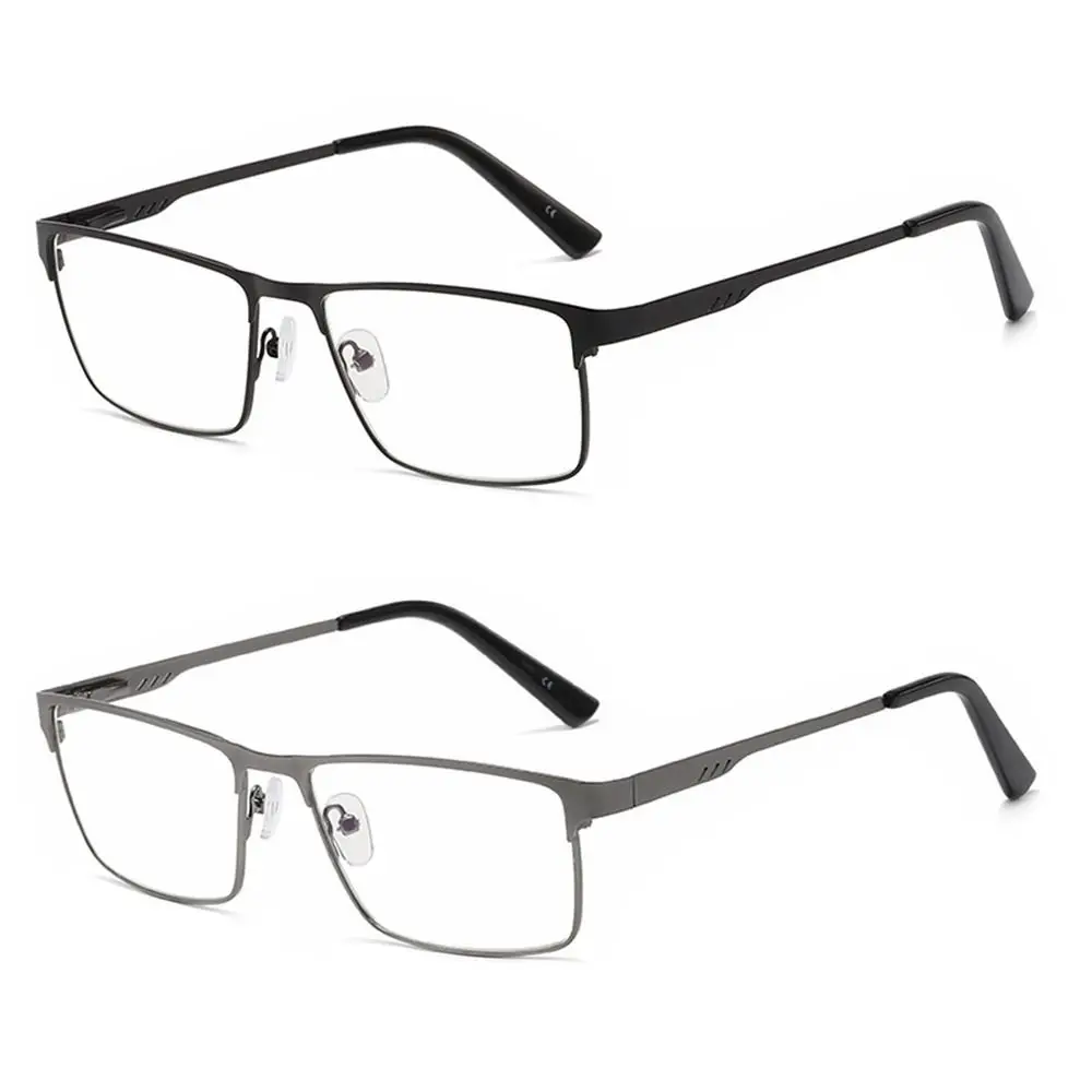 

Men Reading Glasses Square Metal Eye Protection Presbyopic Eyewear Comfortable Eyeglasses Optical Hyperopia Spectacle