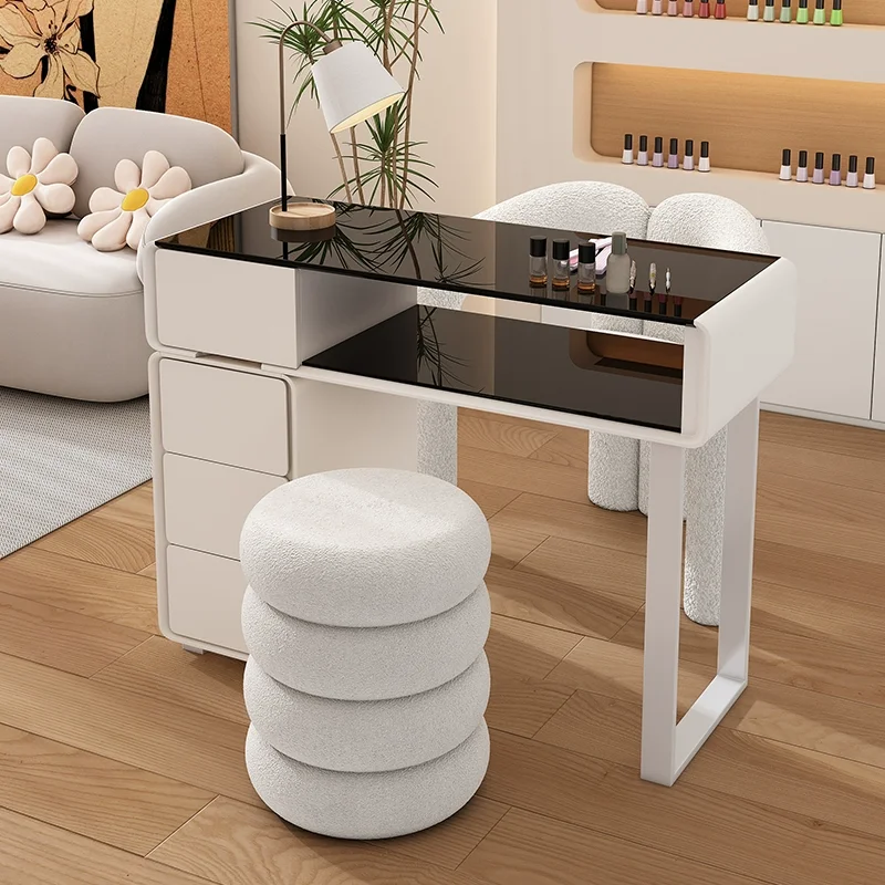 

Стол для гвоздей из цельного дерева в кремовом стиле, стол для гвоздей и набор стульев, каменная доска для одного человека и набор столов и стульев для двух человек