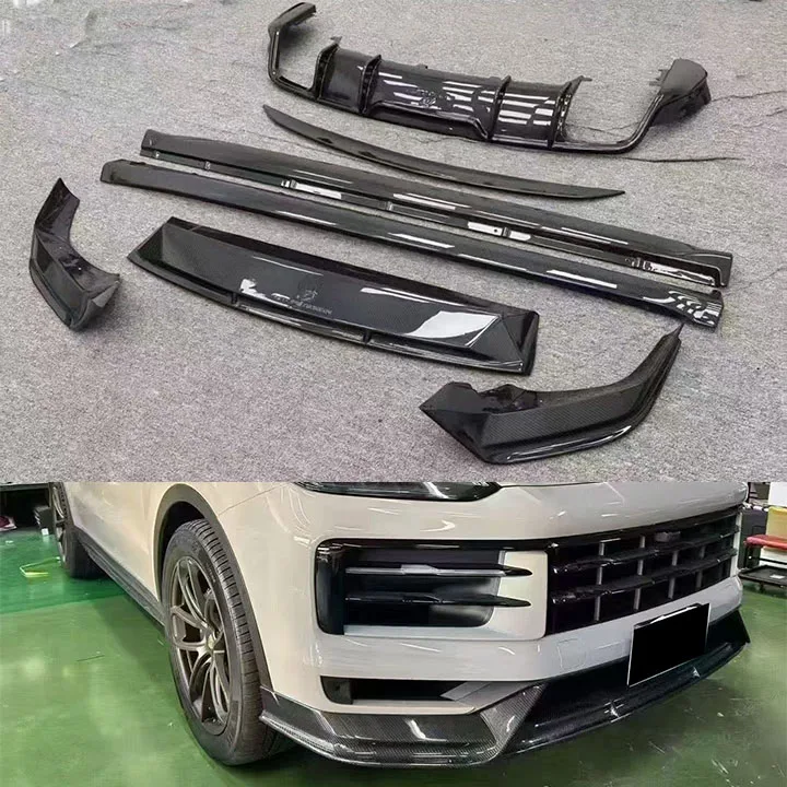 

Новый комплект обвесов STLF 24 для 9Y0 FD из углеродного волокна с вырезами под выхлопную систему, передний/задний, крепление на болтах, универсальная установка