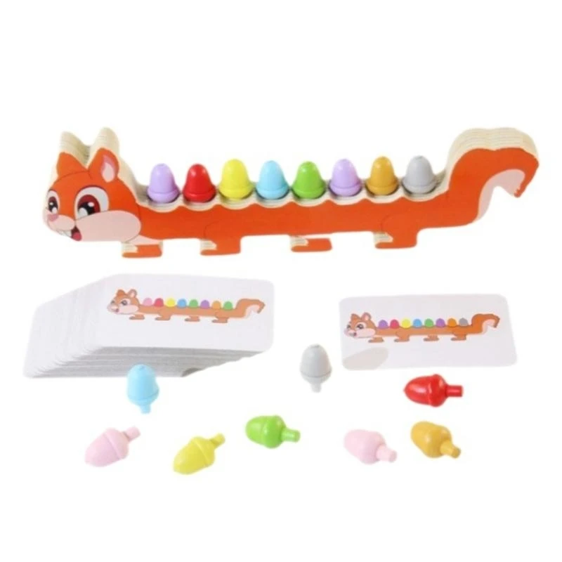 Couleur en bois correspondant à puzzle Jouet éducatif pour les enfants