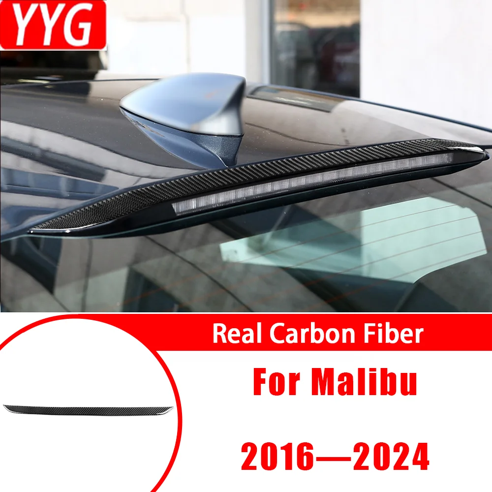 

Carbon Fiber Rear Light Decorative Strip Car Accessories Interior Cover Trim Modification Sticker For Chevrolet Malibu 2016—2024