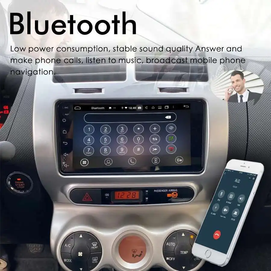 6GB Ram 128GB Rom Urban Cruiser Car Radio Stereo For TOYOTA IST Android 13 Multimedia Player GPS Navigation Carplay Head Unit
