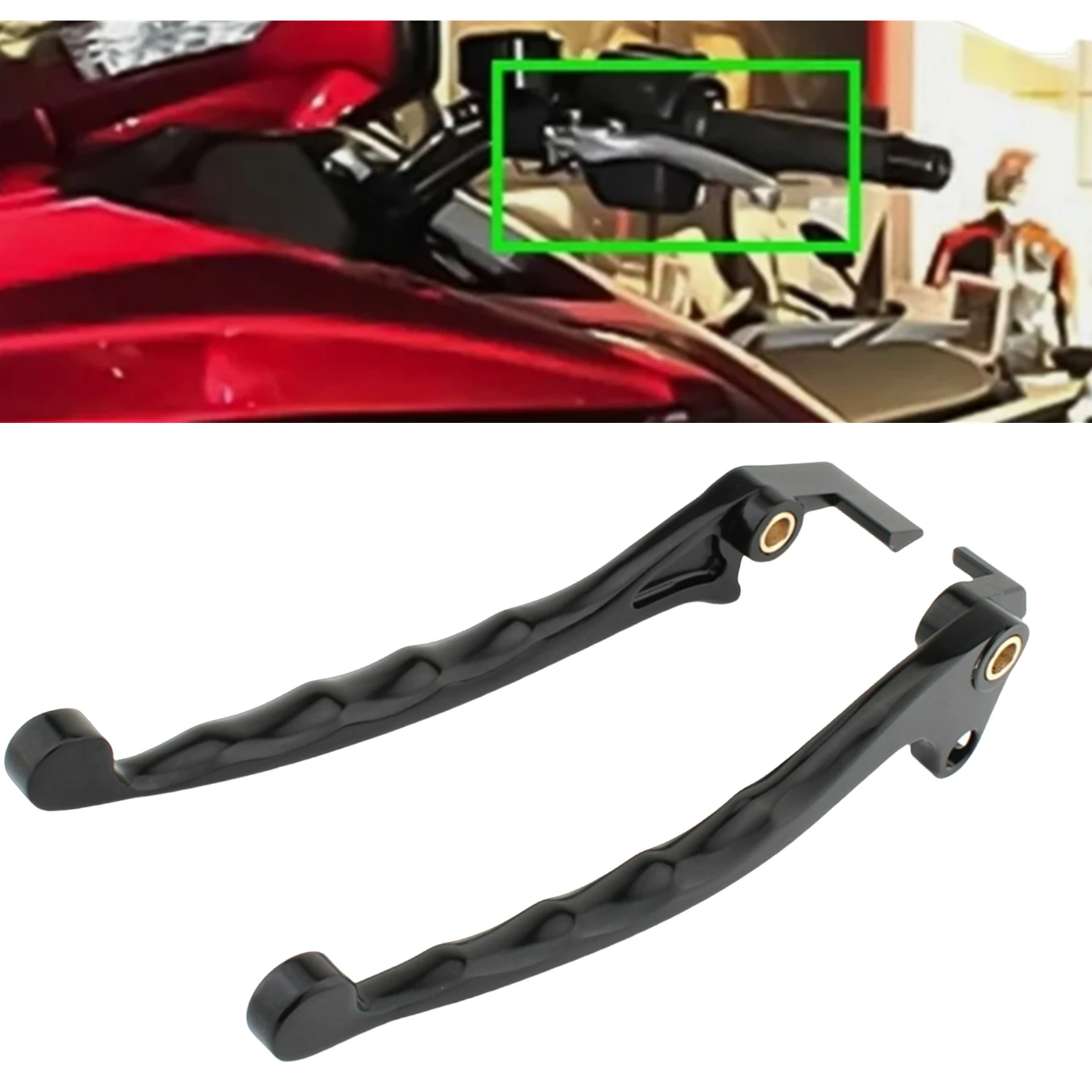 

Motorcycle Foot Pedal Brake Clutch Lever Kit For Honda Goldwing GL1500 1990-2000