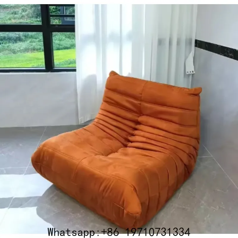 

Single Seated Foam Sofa Armless Floor Sofa Lazy Couch Living Room Bedroom Balcony Leisure Chair Reading Chair Fireside Chair