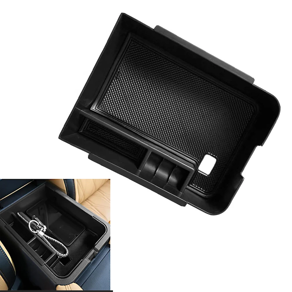 

Car Center Console Armrest Storage Box with Mat Organizer Hidden Storage Box for Nissan Sentra Bluebird Sylphy B18 2019-2021