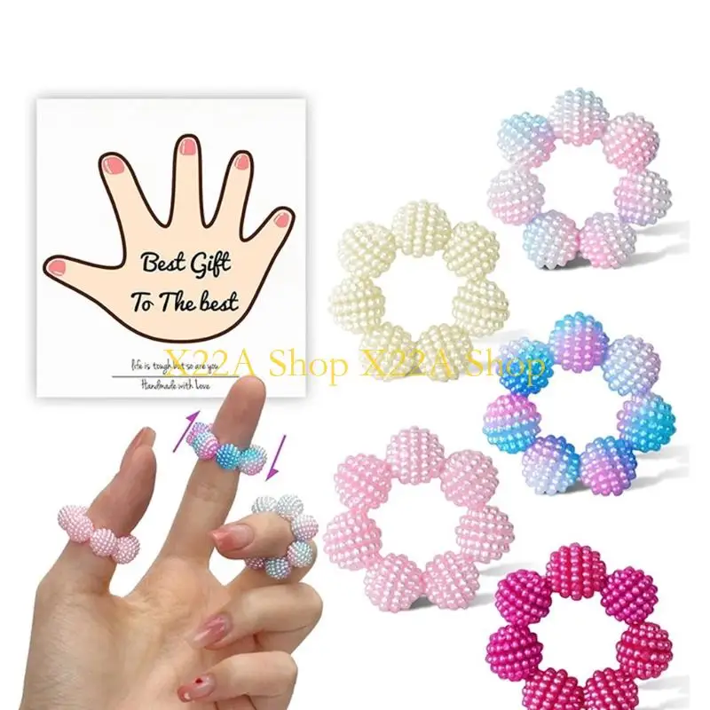 Unique Sliding Bead Finger Rings For Anxiety Relief And Enhanced Concentration At Work