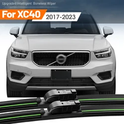 2pcs For Volvo XC40 2017-2023 Front Windshield Wiper Blades 2018 2019 2020 2021 2022 Windscreen Window Accessories