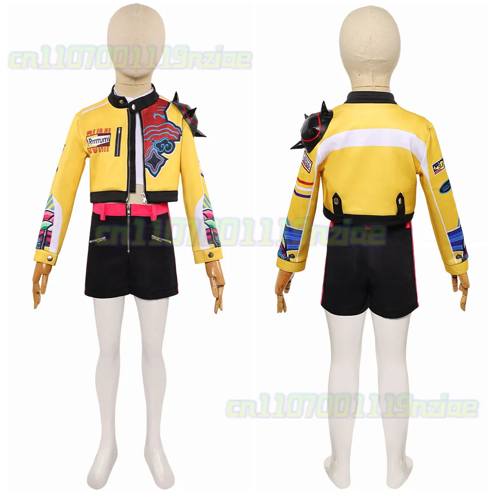 K팝 코스프레 루미 조이 미라 탑 팬츠 어린이 의상 파티 변장 할로윈 코스튬 카니발 의상 세트