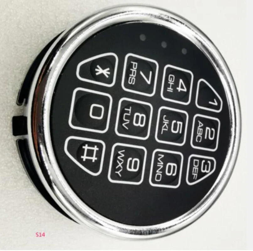 Keyless Touch Keypad Password Cabinet Lock -Fireproof Safe Lock Boxes Swing Bolt For Stack-on