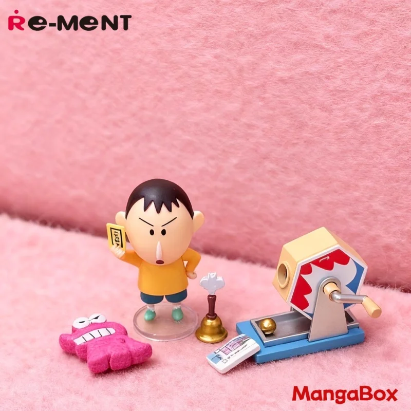 Re-Ment Crayon Shin Chan Miniature Collectible Figures - Sato Kuxiangtang Shopping Design Snack Handmade Collectors Toy
