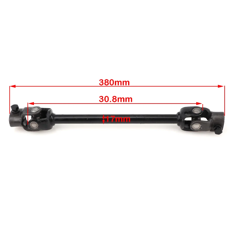 1pc 330/380/390/420/460mm 30T power steering gear shaft gear suitable for DIY GO KART ATV ​​BUGGY golf cart Quad bicycle parts