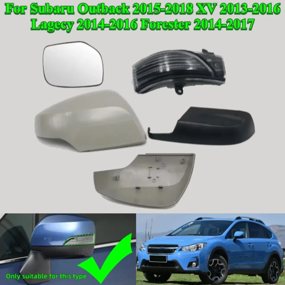 For Subaru Outback 2015-2018 XV 2013-2016 Lagecy 2014-2016 Forester 2014-2017 Rearview Mirror Cover Housing Shell Cap