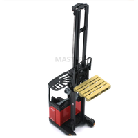 Diecast 1:25 Scale Linde R14 R16S Electric Forklift Engineering MachineryMetal Alloy Truck Model Toy For Collection