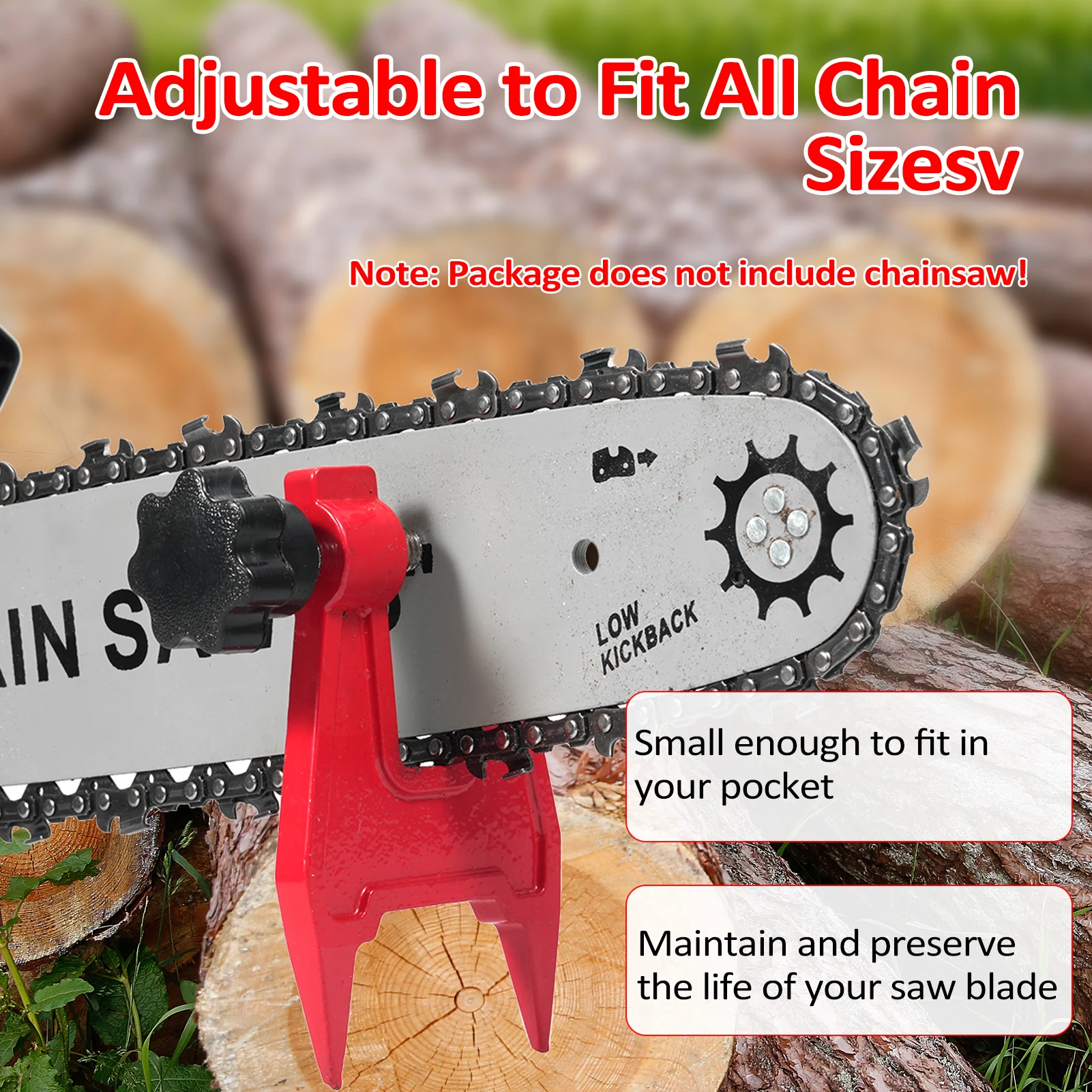 Guide Plate Support Chainsaw Stump Vise Chainsaw Sharpening Accessory Chainsaw Vise Chainsaw Saw Vise Filing Vise for Chain Saw