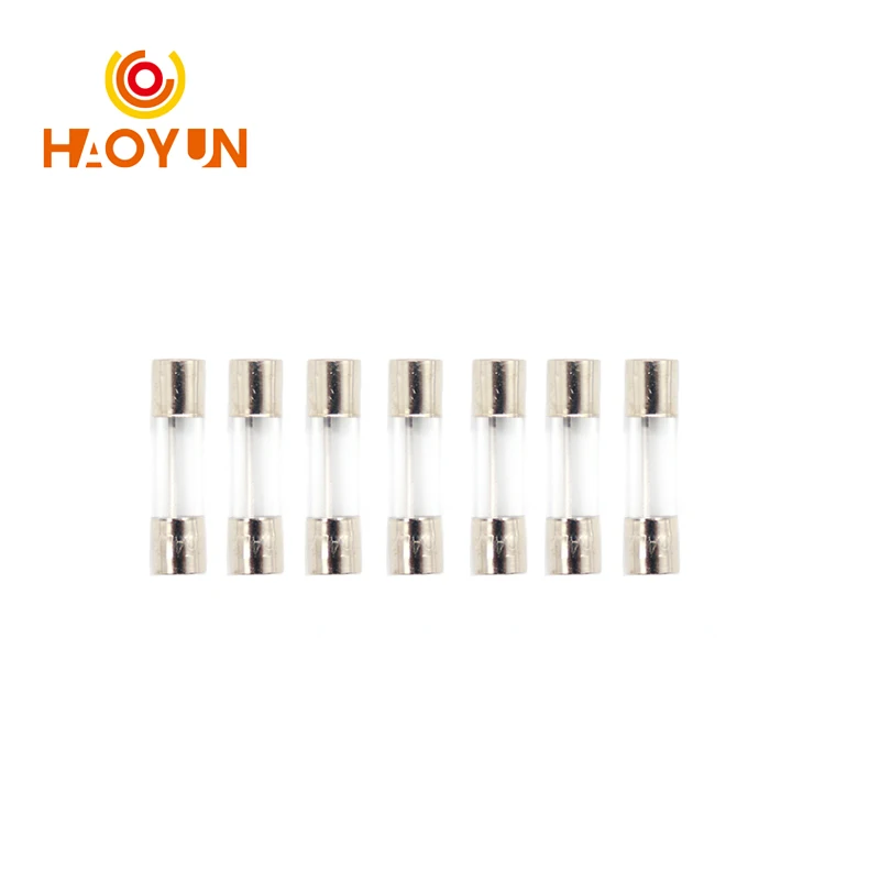 【10PCS】One Sell 5*20mm 6*30mm Fast Blow Glass Tube Fuses 5x20 6x30 mm 250V 0.5 1 2 3 4 5 6 8 10 15 20 25 30 A AMP Fuse