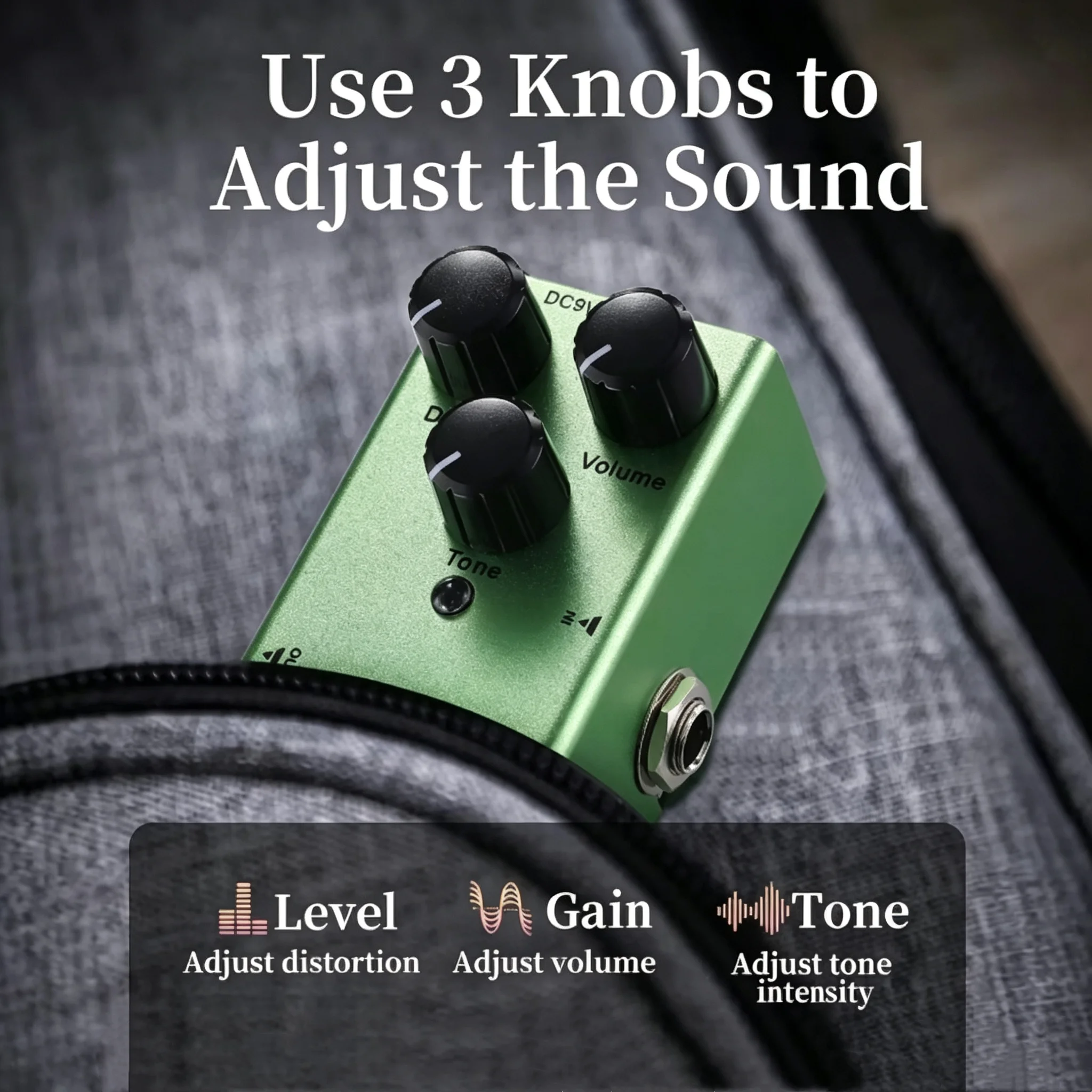 Electric guitar pedal, classic pedal, disconnected, soft retro overdrive, pedal guitar comprehensive effects, guitar effects view 4