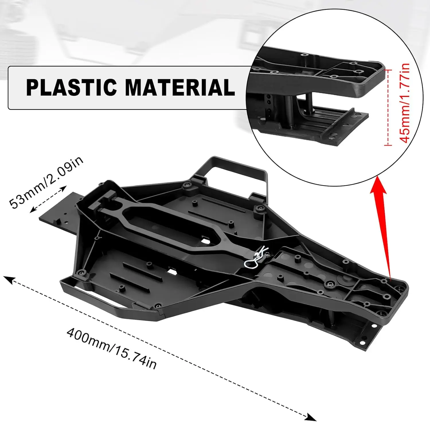 1/10 Low-CG Chassis Conversion Kit for Traxxas 1/10 Slash 2WD F150 Drag Slash Replace Part #5830 Upgrade Accessories