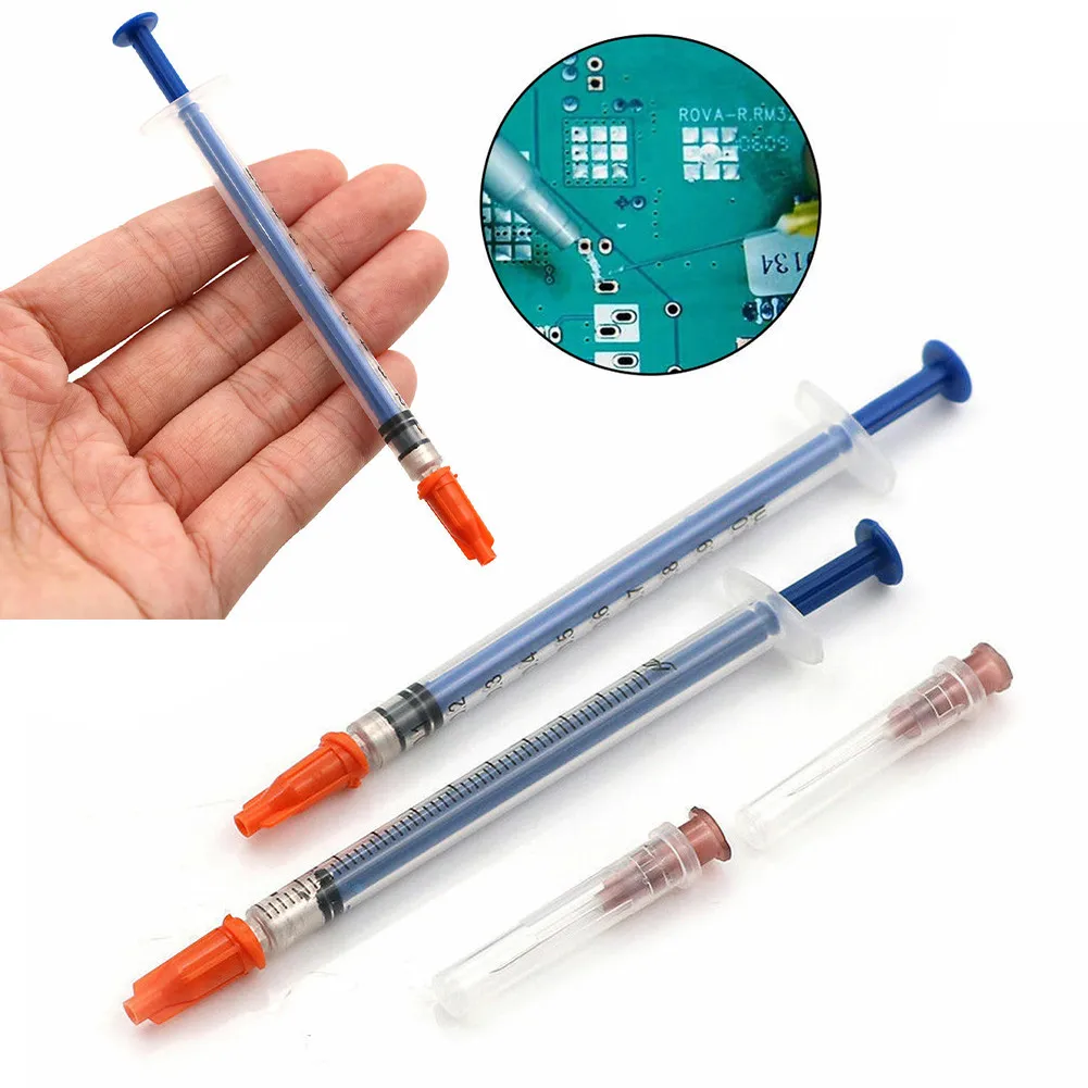 

2pcs Conductive 0.2ML Glue Wire Electrically Paste Paint Conductive Glue Paste Paint PCB Repair Tools