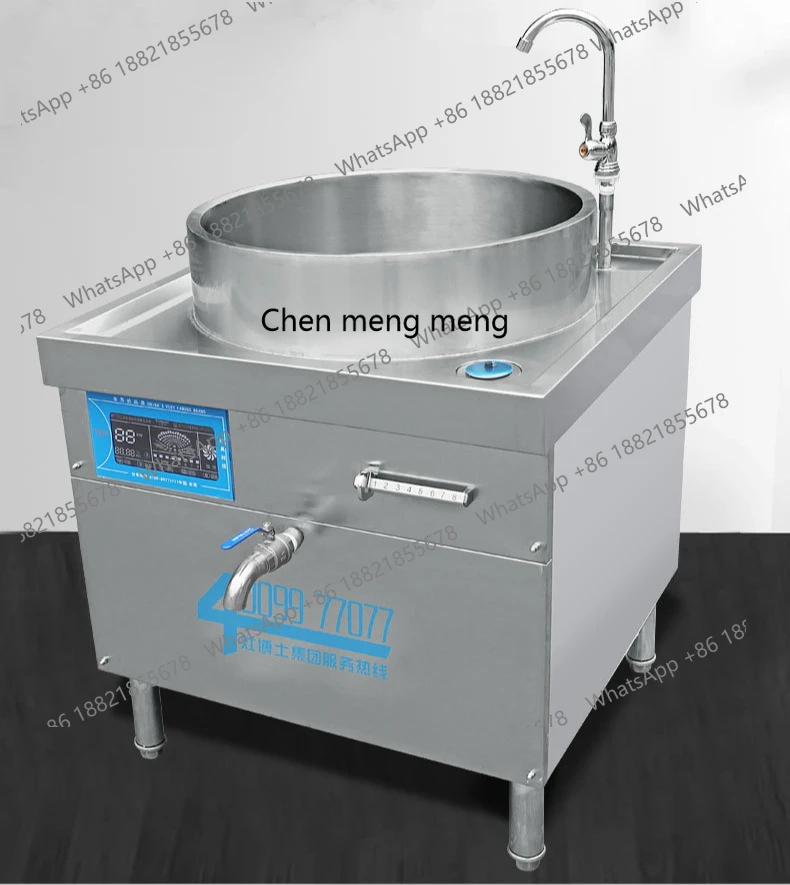 

Commercial cooking stove electromagnetic large electric cooking pot multi-functional custom equipment for frying and soup