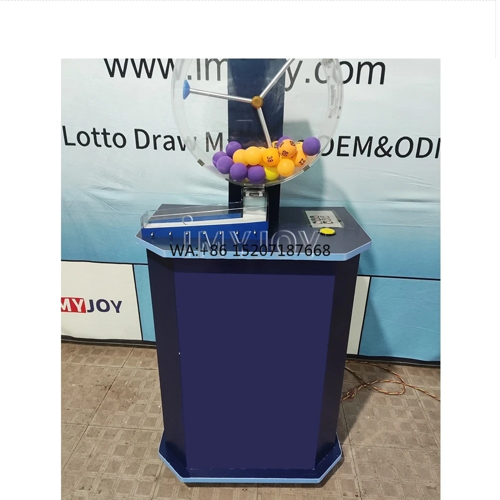 Imyjoy Electric Gravity Pick Lucky Bin Go Lotto Online Draw 100 Ping Pong Número Bolas Lotería Máquina de juego de succión