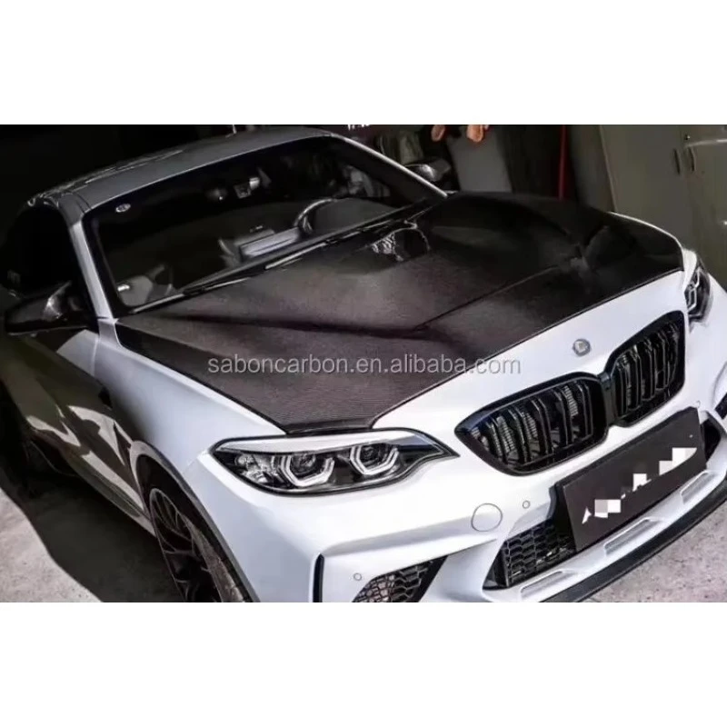GTS Style Carbon Fiber Hood Bonnet Bodykit for BMW F22 F23 F87 M2 M2C 2014-2018
