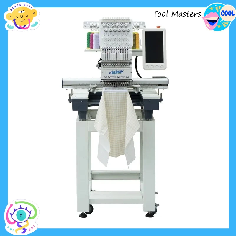 [Best-selling] High Quality Industrial Single Head 12 Embroidery Machine Computerized Automatic Cap Digital Embroidery Machine