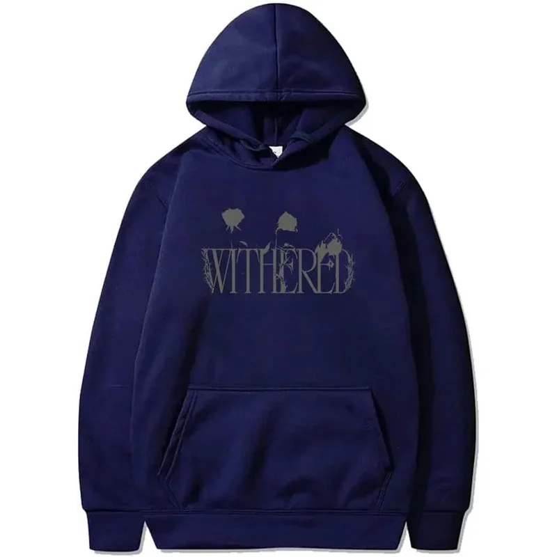2025 yiyi D4vd Withered Logo Толстовки с капюшоном Tour Merch Пуловеры для женщин и мужчин Модная уличная одежда в стиле хип-хоп Толстовки с длинными рукавами